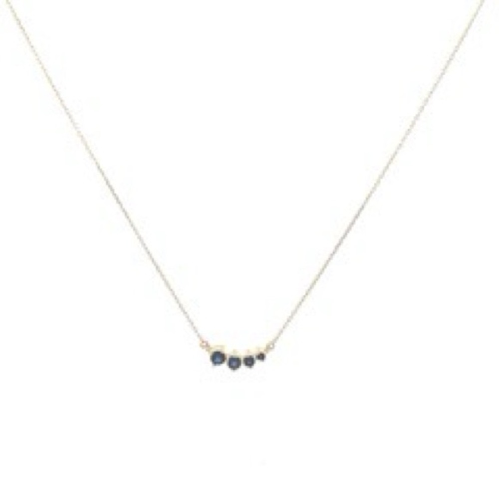Adina Reyter Sapphire Graduated Curve Necklace